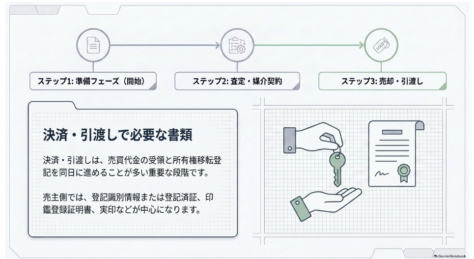 決済・引渡しで必要な登記識別情報・印鑑登録証明書・実印