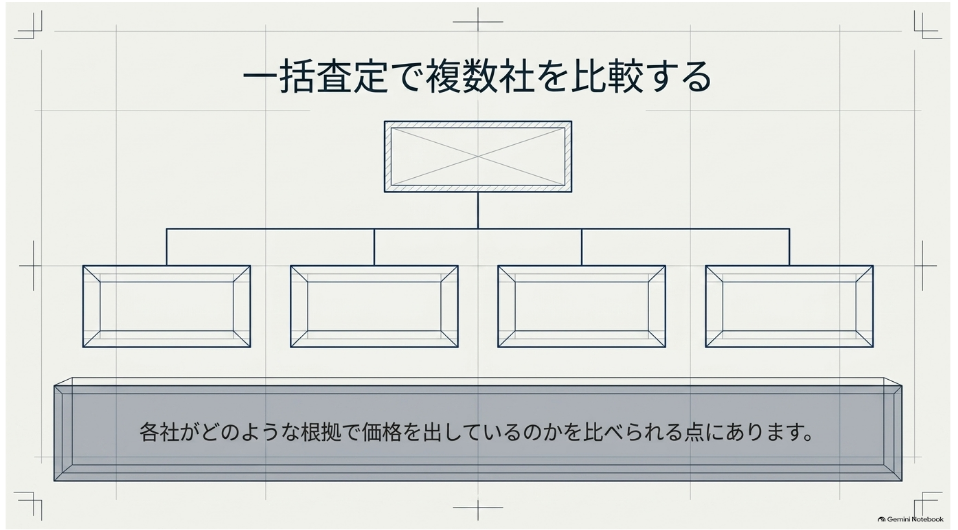 一括査定で複数社の査定根拠を比較する考え方