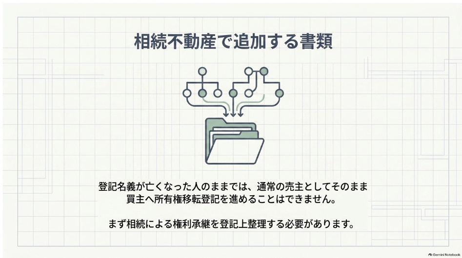 相続不動産の売却前に必要な相続登記